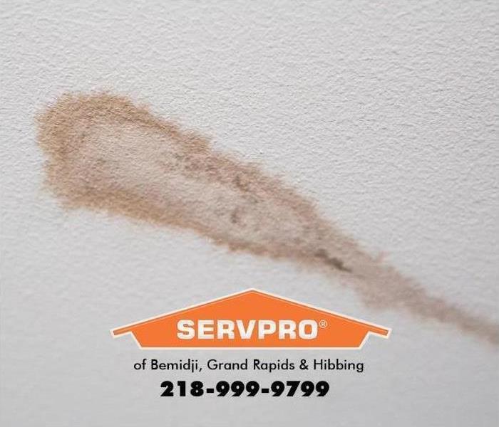 water stain on ceiling