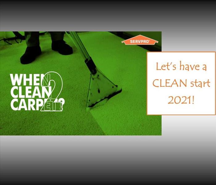 When 2 clean carpet. Let's have a clean start 2021!
