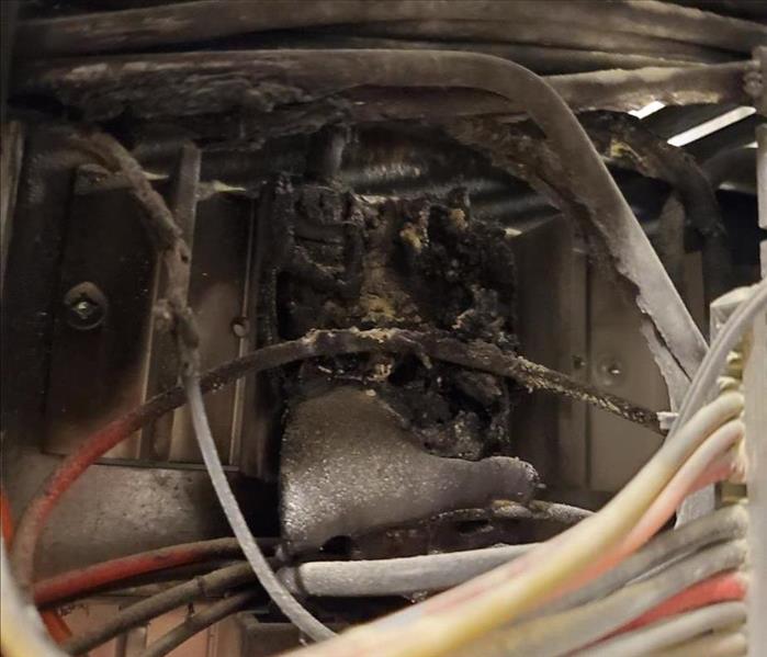 Wiring that started on fire